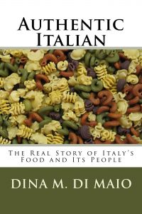 Cover of Authentic Italian shows a variety of pastas mixed together.