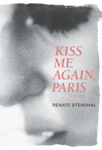 Cover of Kiss Me Again, Paris is a close-up of a woman's profile.