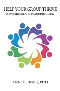 Book cover for Help Your Group Thrive by Ann Steiner.