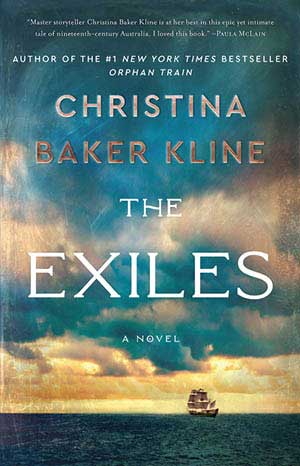 Book cover for The Exhiles by Christina Baker Kline, a 2020 Great Group Reads Selection