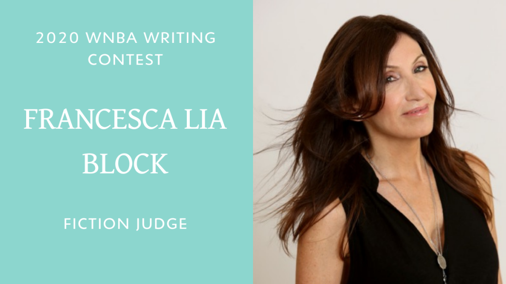 Francesca Lia Block will be the fiction judge for the 2020 WNBA Writing Contest. Includes a photo.