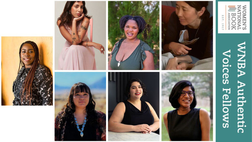 A collage of the headshots of the seven 2021-2022 WNBA Authentic Voices fellows.